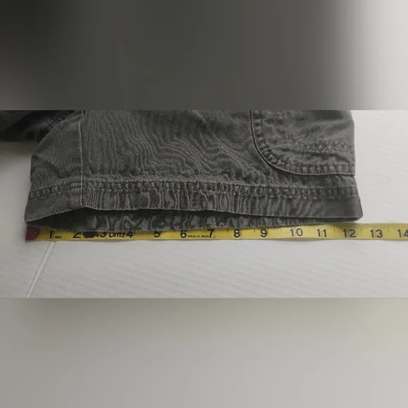 Vintage Y2K Bass Women's Cargo Shorts Green Size 6 Cotton Mid Rise - Picture 4 of 13